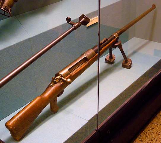 Противотанковое ружье Mauser T-gewehr в музее