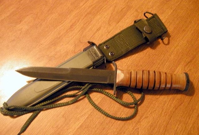 Боевой нож M3 Trench Knife и ножны к нему