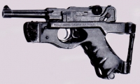 Пистолет Luger, модифицированный для целевой стрельбы